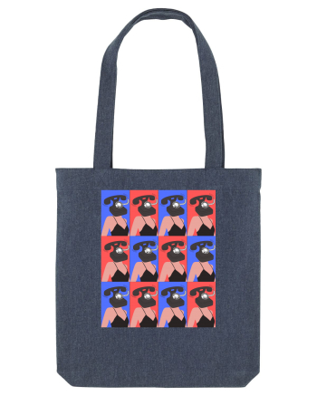 Femeie Abstract  Midnight Blue