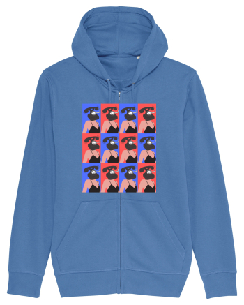 Femeie Abstract  Bright Blue