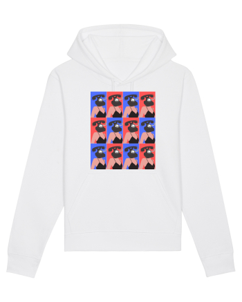 Femeie Abstract  White