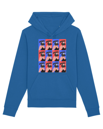 Femeie Abstract  Royal Blue