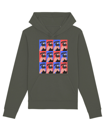 Femeie Abstract  Khaki