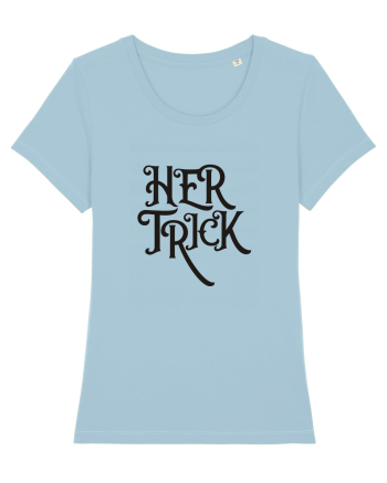 Her Trick Halloween Sky Blue