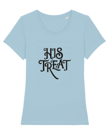 His Treat Halloween Sky Blue