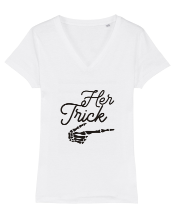 Her Trick Halloween White