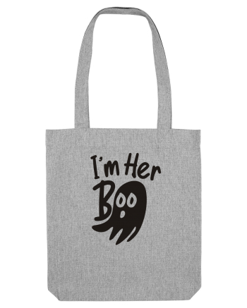 Her Boo Halloween Heather Grey