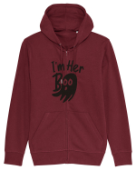 Her Boo Halloween Hanorac cu fermoar Unisex Connector