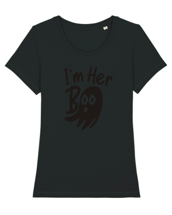 Her Boo Halloween Black