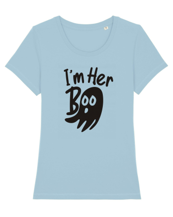 Her Boo Halloween Sky Blue