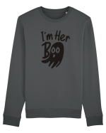 Her Boo Halloween Bluză mânecă lungă Unisex Rise