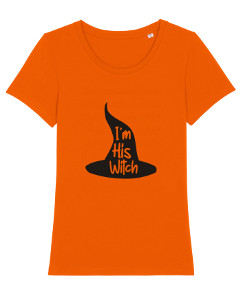 His Witch Halloween Bright Orange