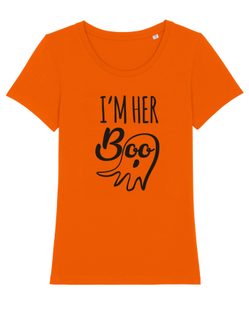 I'm Her Boo Halloween Bright Orange