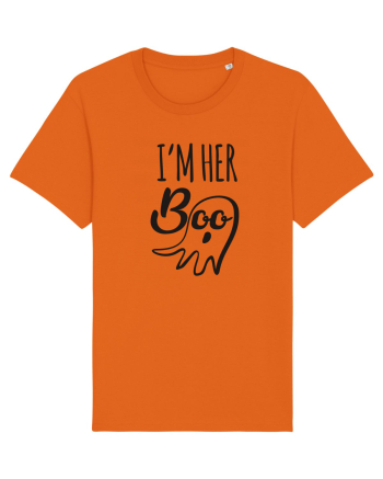 I'm Her Boo Halloween Bright Orange
