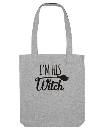 I'm His Witch Halloween Heather Grey
