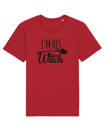 I'm His Witch Halloween Red