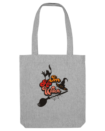 I'm His Witch Halloween Heather Grey
