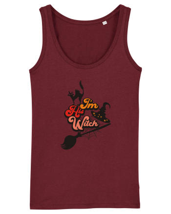 I'm His Witch Halloween Burgundy