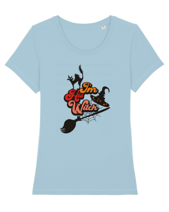 I'm His Witch Halloween Sky Blue