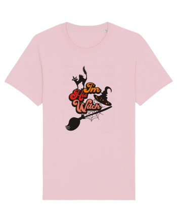 I'm His Witch Halloween Cotton Pink