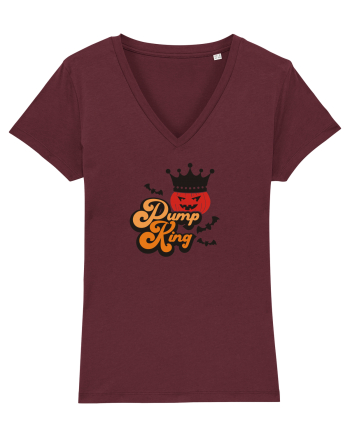Pump King Halloween Burgundy