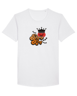 Pump King Halloween Tricou mânecă scurtă guler larg Bărbat Skater
