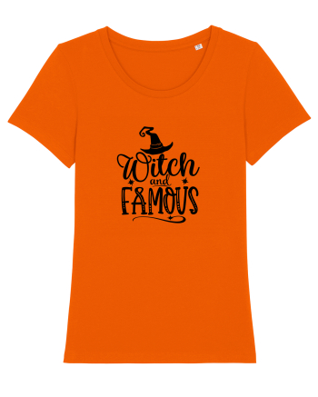 Witch and Famous Halloween Bright Orange