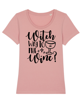 Witch way to the wine Halloween Canyon Pink