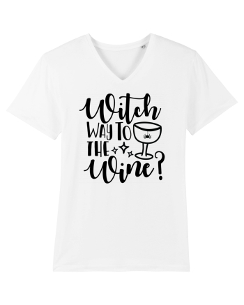 Witch way to the wine Halloween White