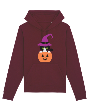 Pisica Neagra Halloween 1 Burgundy