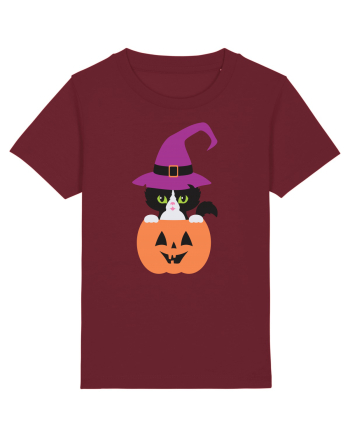 Pisica Neagra Halloween 1 Burgundy