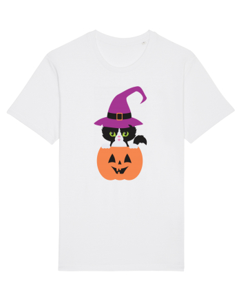 Pisica Neagra Halloween 1 White