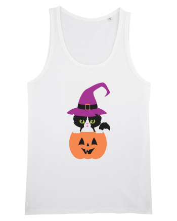 Pisica Neagra Halloween 1 White
