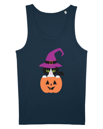 Pisica Neagra Halloween 1 Navy