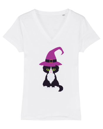 Pisica Neagra Halloween 3 White