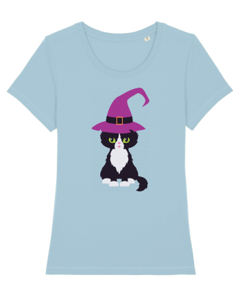 Pisica Neagra Halloween 3 Sky Blue