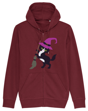 Pisica Neagra Halloween 4 Burgundy