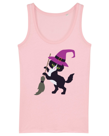 Pisica Neagra Halloween 4 Cotton Pink