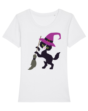 Pisica Neagra Halloween 4 White