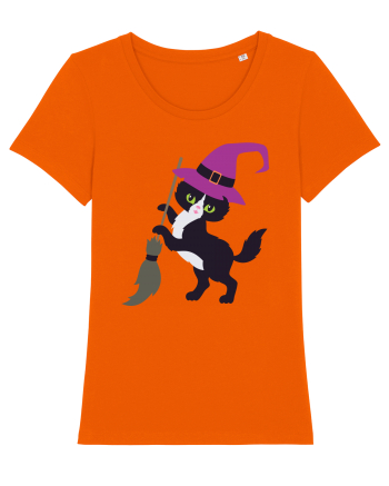 Pisica Neagra Halloween 4 Bright Orange