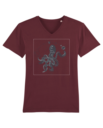 Caracatita cu Planete Burgundy