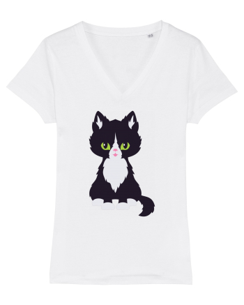 Pisica Neagra Halloween 5 White