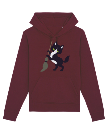 Pisica Neagra Halloween 6 Burgundy
