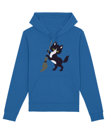 Pisica Neagra Halloween 6 Royal Blue
