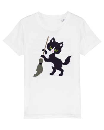 Pisica Neagra Halloween 6 White