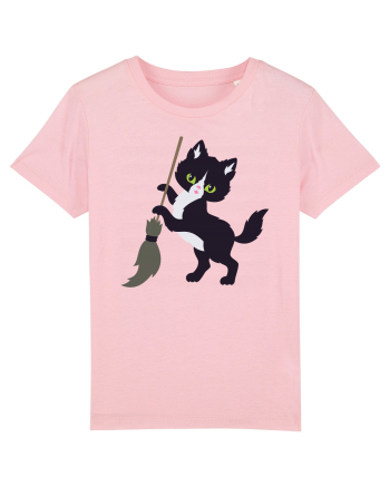 Pisica Neagra Halloween 6 Cotton Pink