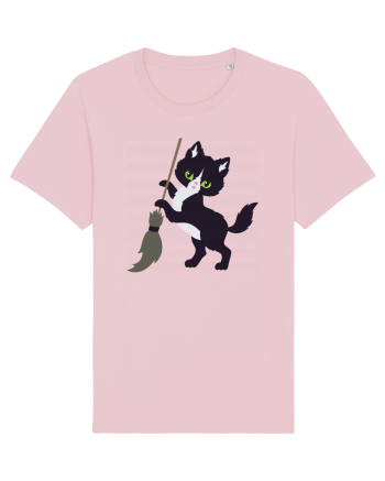 Pisica Neagra Halloween 6 Cotton Pink