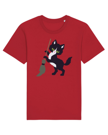 Pisica Neagra Halloween 6 Red