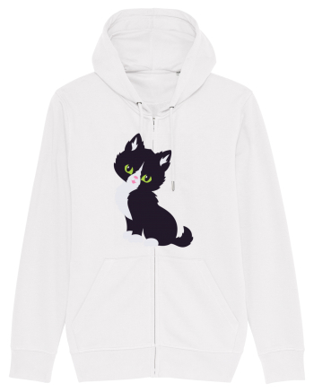 Pisica Neagra Halloween 7 White