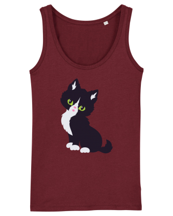 Pisica Neagra Halloween 7 Burgundy