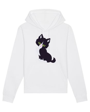 Pisica Neagra Halloween 7 White