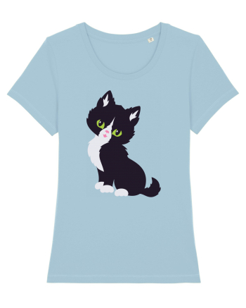 Pisica Neagra Halloween 7 Sky Blue